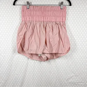 Free People Movement‎ Pink High Rise The Way Home Shorts thumbnail 2
