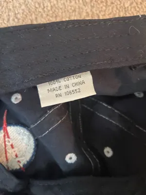 NASA Graphic Hat Black thumbnail 2
