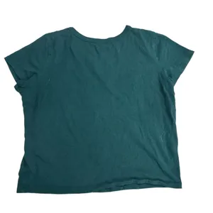 Hollister T-Shirt Women's Size S‎ Dark Green Graphic DENVER Print Casual Crop thumbnail 3