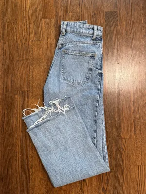 ZARA Straight Leg Jeans thumbnail 2