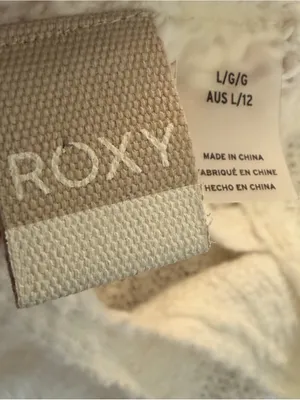 Roxy Sweater Womens Size Large Ivory Open Back Wrap Long Sleeve NEW thumbnail 6