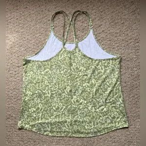 NIKE Green Ornate Print Strappy Tank Top Size XXL thumbnail 4
