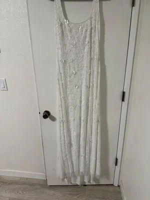 Beaded backless maxi dress thumbnail 2