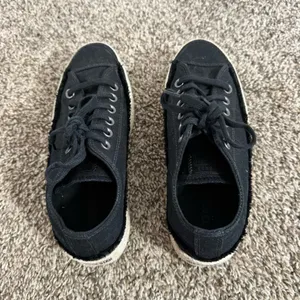 Converse All Star Espadrille Platform Shoes Size 6 in Black thumbnail 4