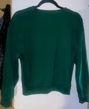 Gap satin logo green crew neck thumbnail 2