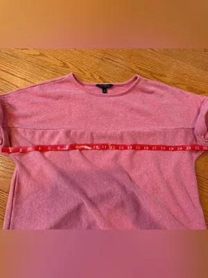 Banana Republic Knit-Terry Dolman Top Red Razz Pink Size Medium thumbnail 5