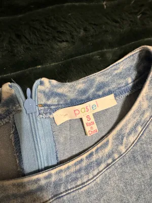 Pearl denim dress Multiple thumbnail 2