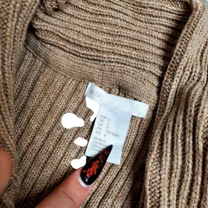 H&M Brown Open Front‎ Knit Cardigan thumbnail 2