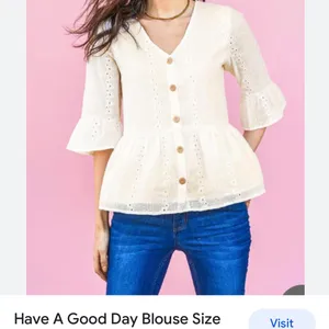 Matilda Jane Have A Good‎ Day Blouse Size S thumbnail 4