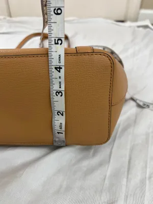 Kate Spade New York S338 Tan Tote Shoulder Bag Spade Charm thumbnail 14