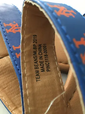 NY Mets Sandals Blue Size 7 thumbnail 3