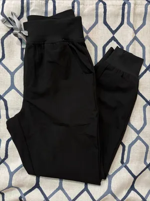Figs black high waisted Zamora joggers size XS/P thumbnail 1
