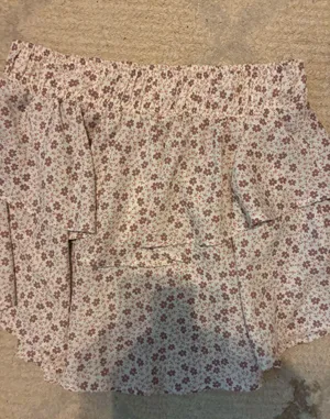 Altard state mini skirt floral tiered thumbnail 1