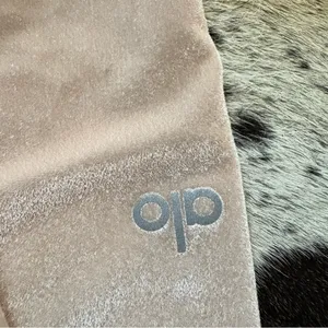 ALO YOGA Pink‎ Nectar Velvet Velour Leggings Size Large Y2K thumbnail 4