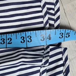 J. Crew Delilah dress striped cotton poplin‎ CJ495 S NWT Short Sleeve Blue White thumbnail 10