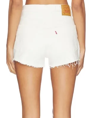 Levi’s 501 Original Cut Off Shorts White Size 26 thumbnail 3