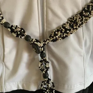 Beaded Belt Black/White-Made in Indonesia‎ thumbnail 6
