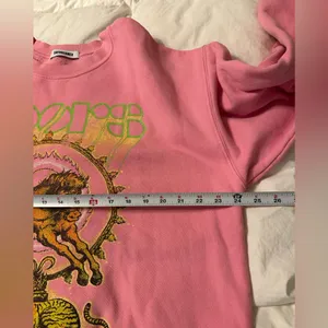 Daydreamer The Doors Crewneck Pink Cozy Sweatshirt - Size L thumbnail 11