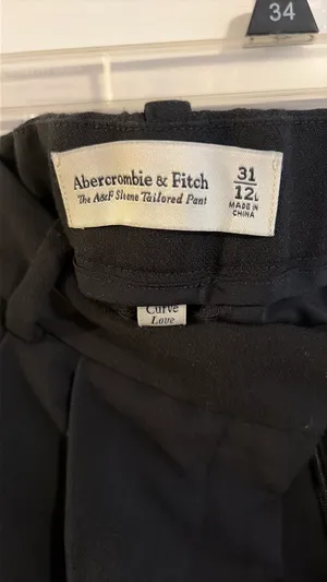 Abercrombie Sloane Tailored Pants Wide-Leg thumbnail 2
