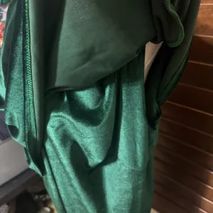 Club L London Green Velvet Cape Midi Dress V-Neck Sheath XXL holiday Cocktail thumbnail 4