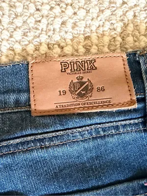PINK Victoria's Secret Classic Blue Skinny Jeans thumbnail 6