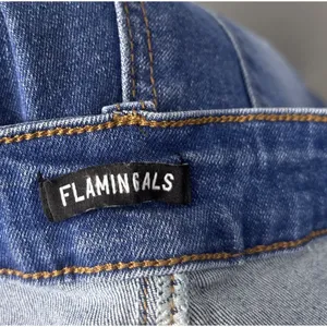 Flamingals Cargo Jeans Women Size XL Blue Denim Streetwear Straight Leg 90s Vibe thumbnail 6