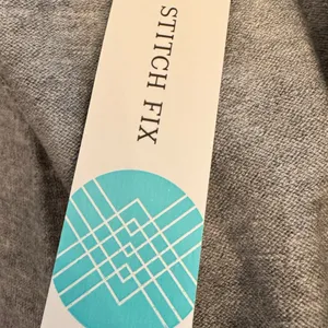 BOBEAU Stitch Fix Button Front Cardi Pocketed Preppy Sweater Womens Sz 1X Gray thumbnail 9