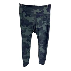 Old Navy Women's L Green Camo Leggings Powersoft High-Rise‎ Go-Dry thumbnail 2
