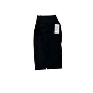 Lululemon Nulu High Rise Midi Skirt Black Size 4 NWT Back Slit Asia Fit thumbnail 4