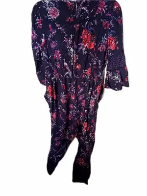 Anthropologie Maeve espoir printed jumpsuit purple size S thumbnail 3