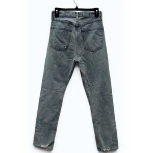 AGOLDE 90s Pinch Waist High Rise Jeans Womens 26 Light Blue Rigid Denim Straight thumbnail 2
