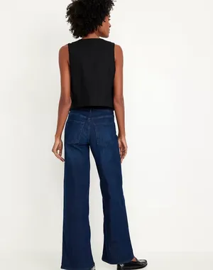 Old Navy wide leg jeans thumbnail 5