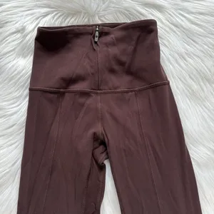 Lululemon Espresso Align High Rise Zip Front Leggings thumbnail 3