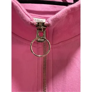 Victoria’s Secret PINK Oversized Full Zip Hoodie – Pink Bloom – Medium – NWOT thumbnail 7