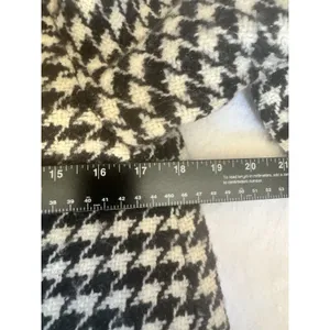BANANA REPUBLIC Black/White houndstooth Wool Coat Cape Small thumbnail 11
