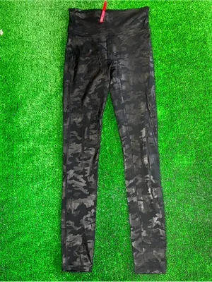 SPANX Black Camo High-Waist Leggings thumbnail 2