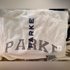 Parke Cities Varsity Mockneck Grey/Texas Brown Brand New size L/XL thumbnail 3