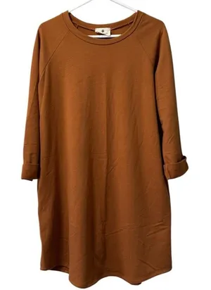 Betsey’s Boutique Women Long Sleeve Heavy Dress Size‎ Large Winter Teacher Comfy thumbnail 1