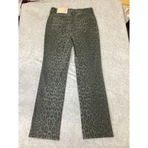 NYDJ Marilyn Straight Jeans 2 High Rise Vine Leaf Leopard Print MGWPMS8811 NWT thumbnail 3