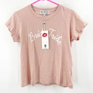 WILDFOX T-Shirt Small Bride Tribe NWT Wedding Bridal Shower Bachelorette Party thumbnail 2
