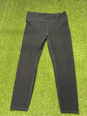 Vuori Clean Elevation Legging‎ Tight 7/8 Black Heather Workout Casual High Rise thumbnail 1
