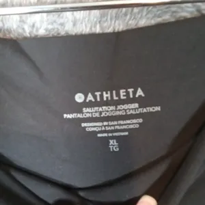 Athleta Salutation Pantalon Jogging Salution Relaxed Loungue Gym Womens XL thumbnail 3