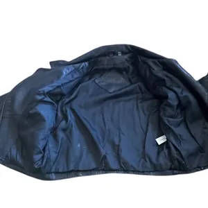 Copper‎ Key Clothing Company Vintage Black Leather Motorcycle Jacket Womens Moto thumbnail 8