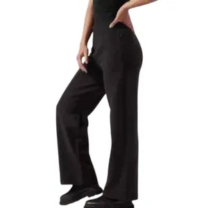 ATHLETA Retroplush Straight Leg in Black Size 2X New with Tag MSRP $109 thumbnail 4