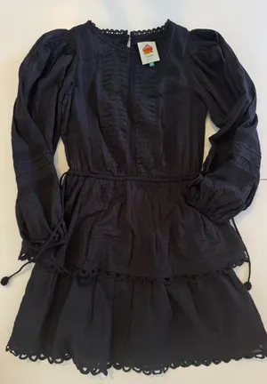Farm Rio Midi Dress Long Sleeve thumbnail 1