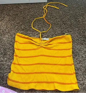 Zara Yellow and Orange Tube Top thumbnail 1