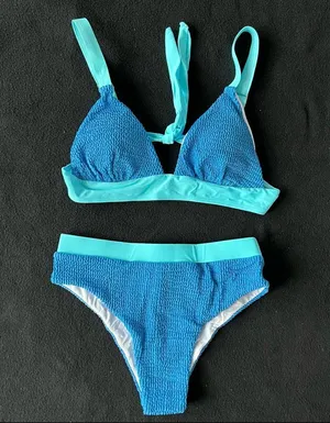 Boutique Ruched high waisted bikini set thumbnail 5