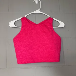 OFFLINE By Aerie The Hugger High-Neck Longline Sports Bra in Pink Size Medium thumbnail 3
