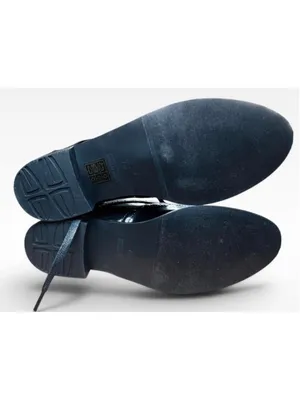🔥 MIDNIGHT VELVET Studded Patent Wingtip Oxfords 7M Major Whimsygoth Vibes 🔥 thumbnail 9
