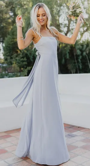 Show Me Your Mumu Bridesmaid Dress XL - Soft Blue Tie Back thumbnail 1